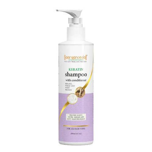 Buy Aaryanveda Keratin Shampoo With Conditioner