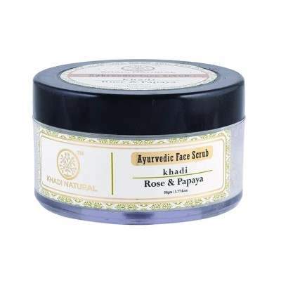 Buy Khadi Natural Face Scrub Rose & Papaya