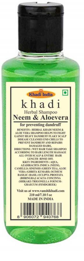 Buy Khadi Natural neem alovera shampoo