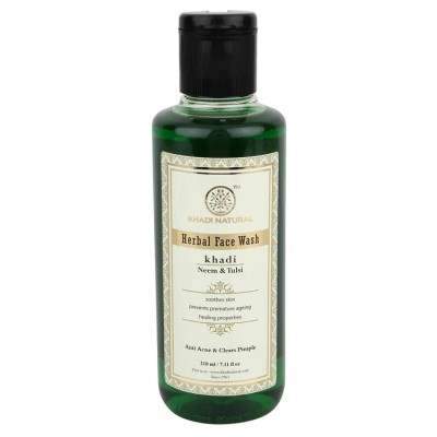 Buy Khadi Natural Neem & Tulsi Herbal Face Wash
