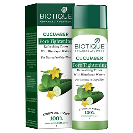 Buy Biotique Cucumber Pore Tightening Refreshing Toner with Himalayan Waters