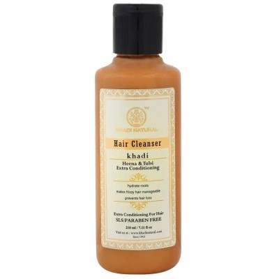 Buy Khadi Natural Heena Tulsi Extra Conditioning Hair Cleanser